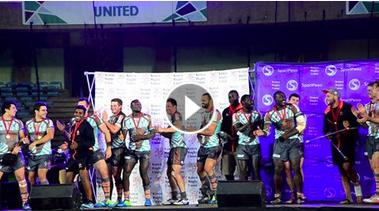 Sikuta leading Samurai in a traditional dance