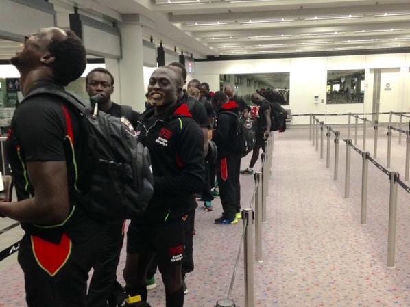 Kenya Sevens arrive at Hong Kong