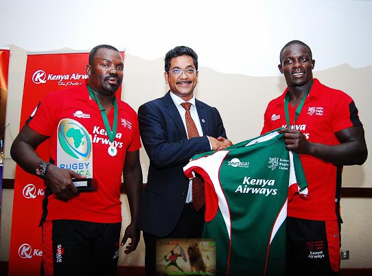 Photos : Kenya 7s arrive back from South Africa