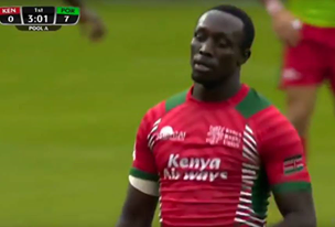 Video : Kenya 7s vs Portugal : Paris sevens 2016