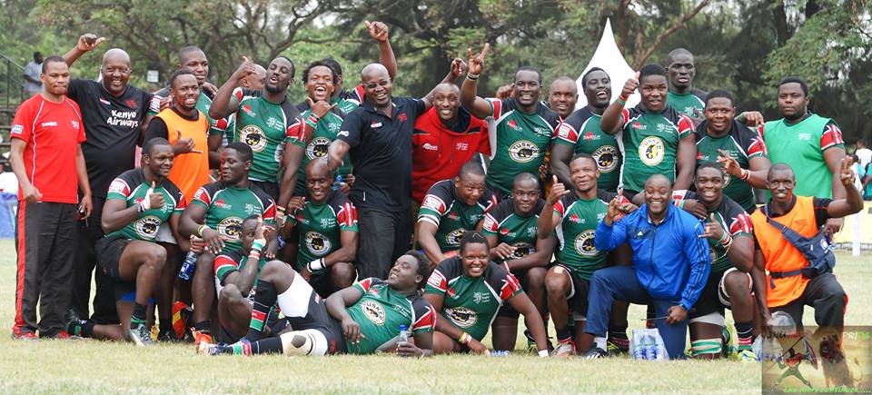 Kenya Simbas squad to Brazil.