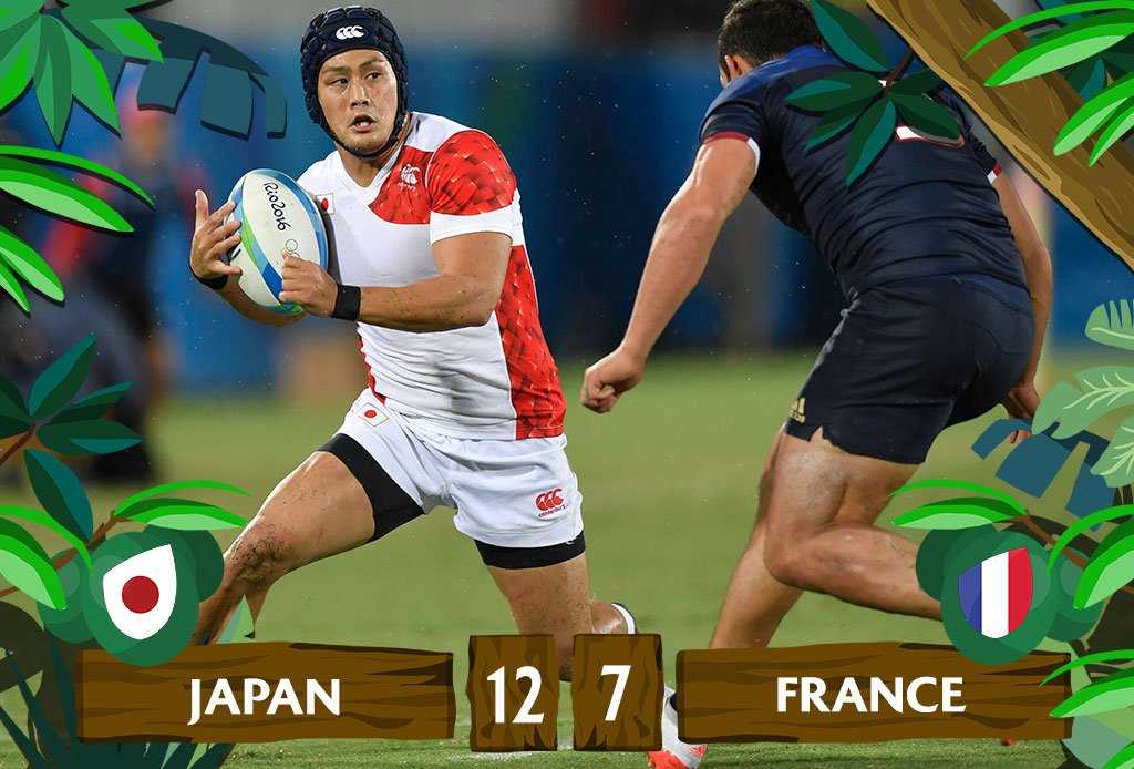 Japan shock France in Rio