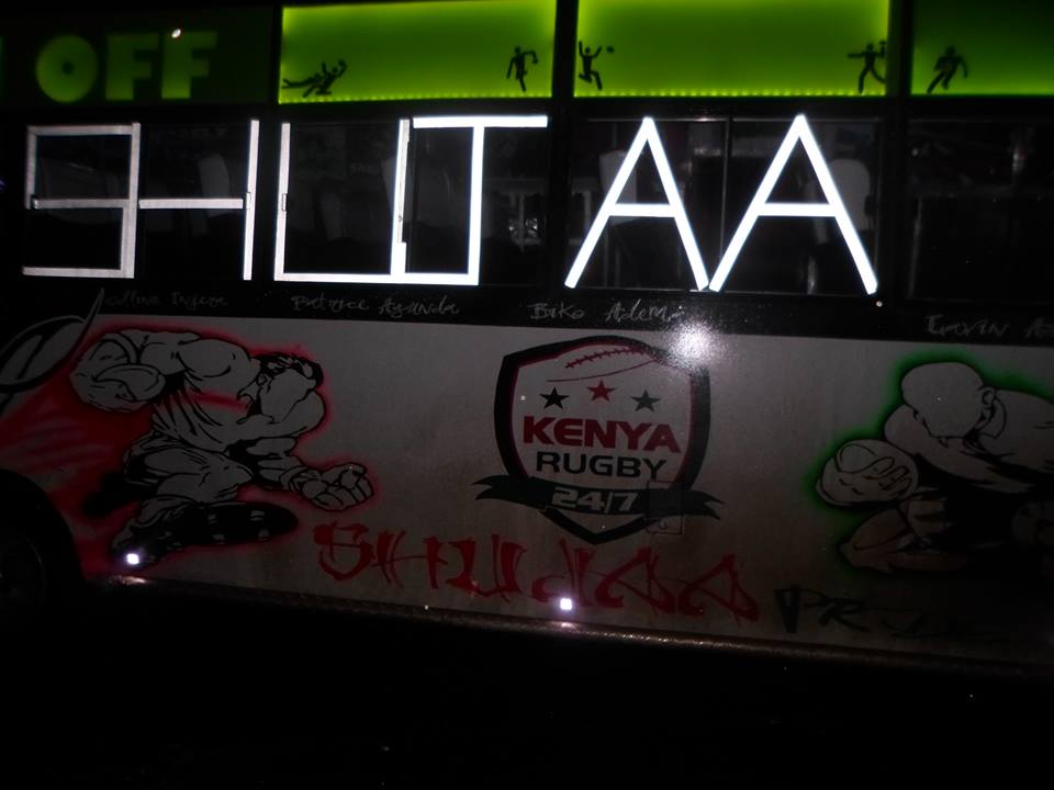 Kenya Rugby 247, Poed The Brand, Shujaa Pride Isuzu Matatu Graffiti