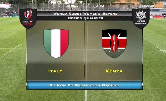 Full match : Italy vs Kenya Lionesses - Hong Kong 7s (Video)